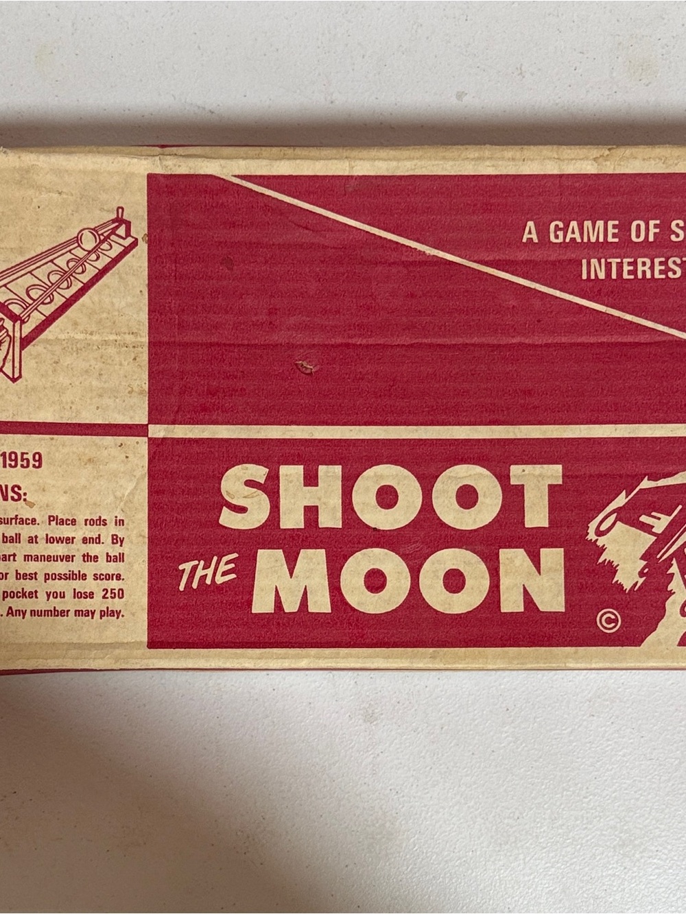 Shoot the Moon Vintage Home Game - Red